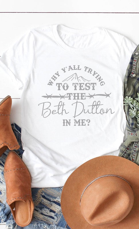 Funny Beth Dutton Graphic Tee PLUS