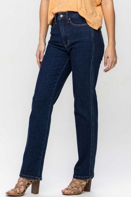 Tummy Control Judy Blue-Dark Wash