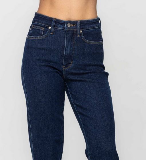 Tummy Control Judy Blue-Dark Wash