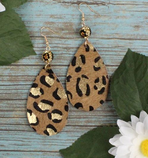 Leopard Earrings