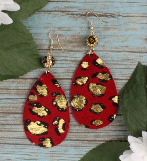 Leopard Earrings