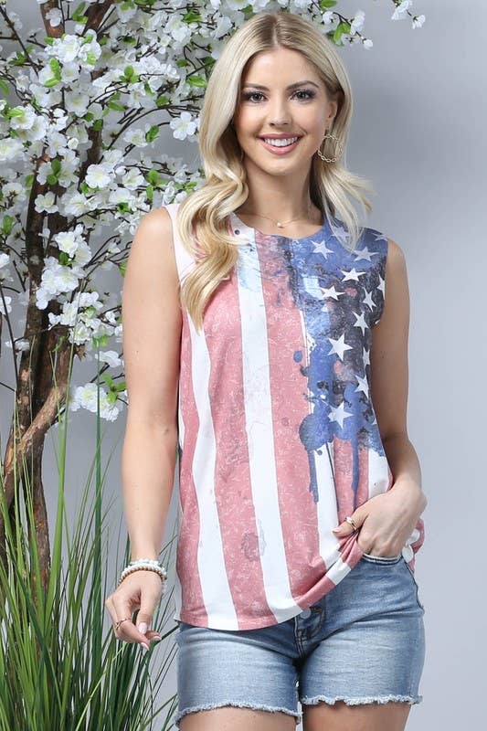 American Flag Top